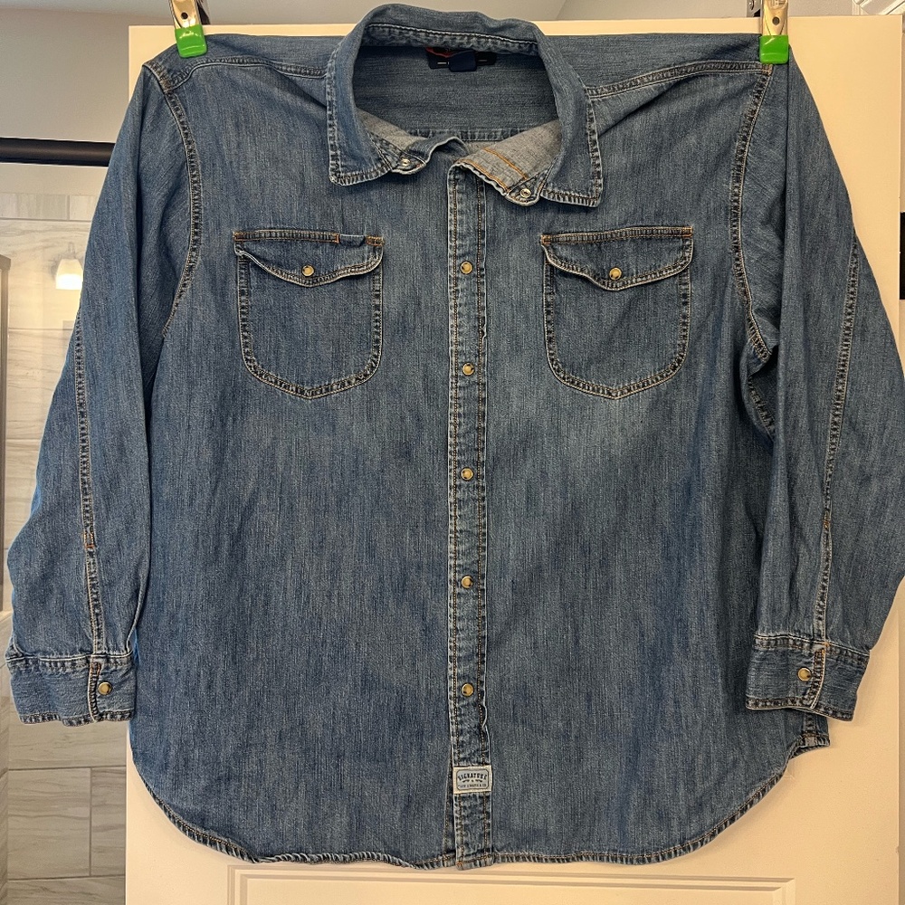 Levi Strauss Signature Denim Long Sleeve Shirt